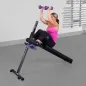Preview: Body-Solid Bauchtrainer GAB-60B Black Edition – Überkopf-Crunch mit Kurzhanteln