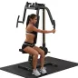 Preview: Body-Solid Butterfly Maschine GPM-65B Black Edition – Butterfly auf Bodenmatte