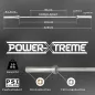 Preview: Powerlifting-Langhantelstange 50 mm, 220 cm – Bild 2