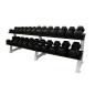 Preview: Power-Xtreme Hex-Kurzhantel-Set gummiert, 2,5 kg Abstufung – Ansicht 8