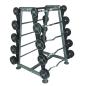Preview: Power-Xtreme Kompakt-Langhantel-Set PU, 5 kg Abstufung – Ansicht 4