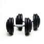 Preview: Power-Xtreme Kurzhantel-Set gummiert, 2,5 kg Abstufung – Ansicht 5