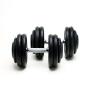Preview: Power-Xtreme Kurzhantel-Set gummiert, 2 kg Abstufung – Ansicht 4