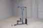Preview: Body-Solid Latzug- und Ruderstation GLM-85B mit Steckgewichtsblock – Seitenansicht im Studio