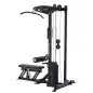 Preview: Steelflex Latzugturm CLLM88 – Seitenansicht mit Steckgewicht