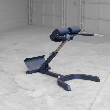 Body Solid Hyperextension Rückenstrecker 45° Profi GHYP-345B Black Edition – Bild 7