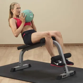 Preview: Powerline Bauchtrainer PAB-139X – Crunch mit Medizinball