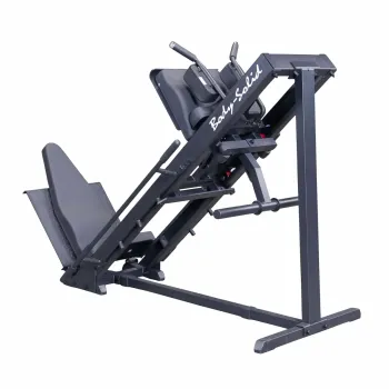 Preview: Body Solid Beinpresse und Hackenschmidt Maschine 45° GLPH-1100B
