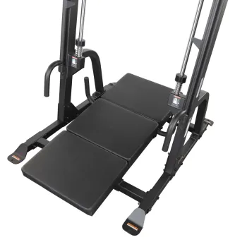 Body-Solid vertikale Beinpresse GVLP – Liegepolster und Rahmen