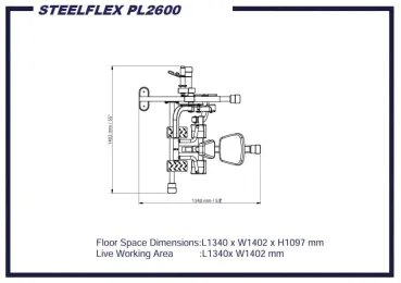 Bizeps- und Trizepsmaschine PL2600 Plate-Load2 – Ansicht 5