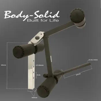 Preview: Body-Solid Beinstrecker-/Beinbeuger-Aufsatz GLDA-3