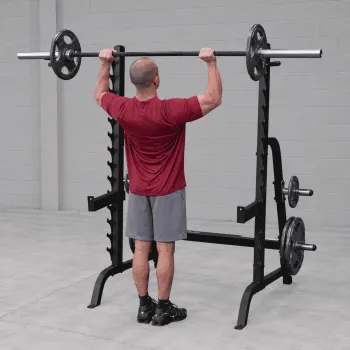 Preview: Body Solid Multi Press Rack GPR-370B Black Edition – Bild 2