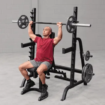 Body Solid Multi Press Rack GPR-370B Black Edition – Bild 5