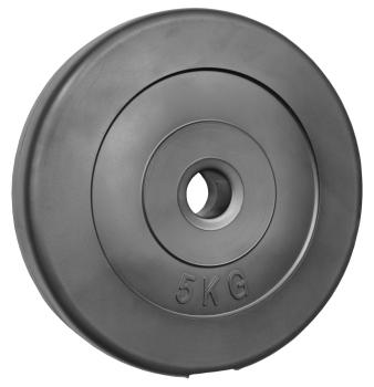Hantelscheibe 5 Kg - 30/31mm - Sand-Beton gefüllte
