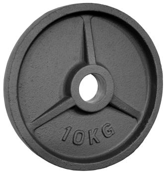 Hantelscheibe 10 Kg - 50/51mm - Gusseisen