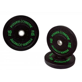 Bumper Plate - farbcodierte Gummi Hantelscheibe 10 Kg - 50/51mm