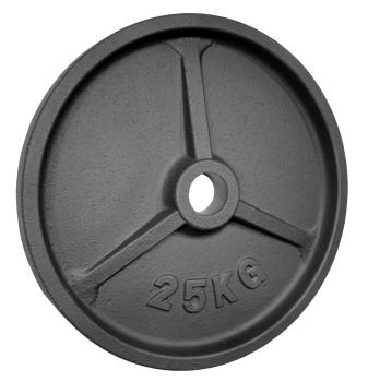 Hantelscheibe 25 Kg - 50/51mm - Gusseisen