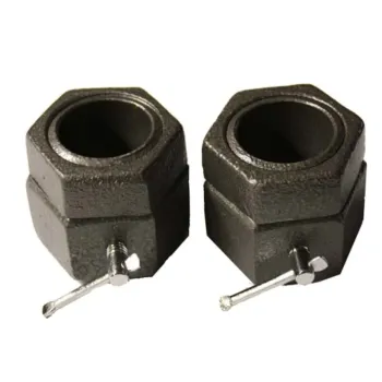 Preview: Hexagon-Verschlüsse 50 mm mit Knebel, 1 Paar – Bild 2