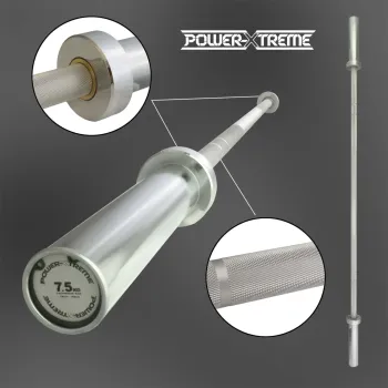 Preview: Technik-Langhantelstange Aluminium 50 mm, 183 cm – Bild 3