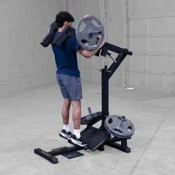 Body Solid Kniebeugen und Waden Maschine GSCL-360B Black Edition – Bild 7