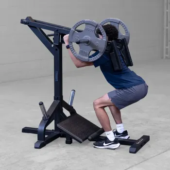 Body Solid Kniebeugen und Waden Maschine GSCL-360B Black Edition – Bild 8