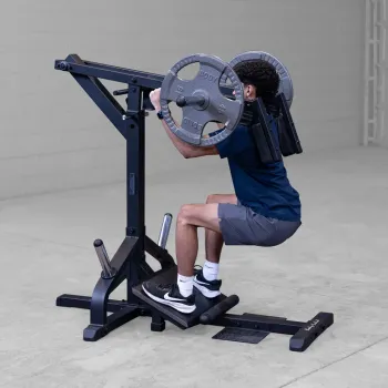 Body Solid Kniebeugen und Waden Maschine GSCL-360B Black Edition – Bild 9
