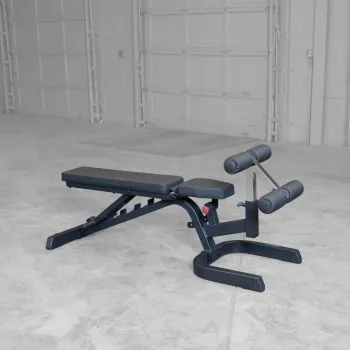 Body-Solid Kombibank Profi GFID-71B Black Edition – Flachbank mit Sitzneigung