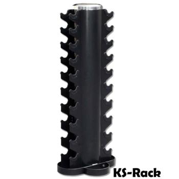 Power-Xtreme Hex- & Chrom-Kurzhantel-Set 1–10 kg mit Ständer – Ansicht 10