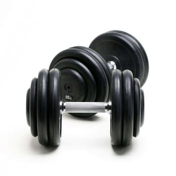 Preview: Power-Xtreme Kurzhantel-Set gummiert, 2 kg Abstufung – Ansicht 2