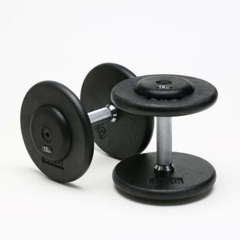 Preview: Power-Xtreme Kurzhantel-Set Guss mit Gummi-Endkappe, 2 kg Abstufung – Ansicht 2
