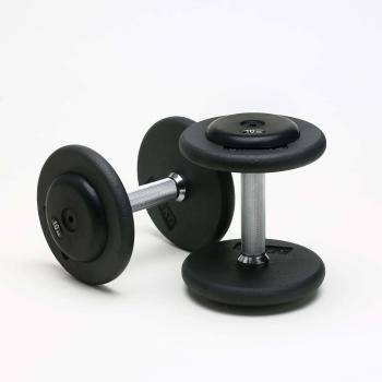 Preview: Power-Xtreme Kurzhantel-Set Guss mit Gummi-Endkappe, 2 kg Abstufung – Ansicht 3