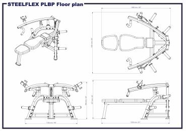 Preview: Steelflex Plate Load Isolateral Flachbank PLBP Detail 01