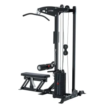 Preview: Steelflex Latzugturm CLLM88 – Seitenansicht mit Steckgewicht