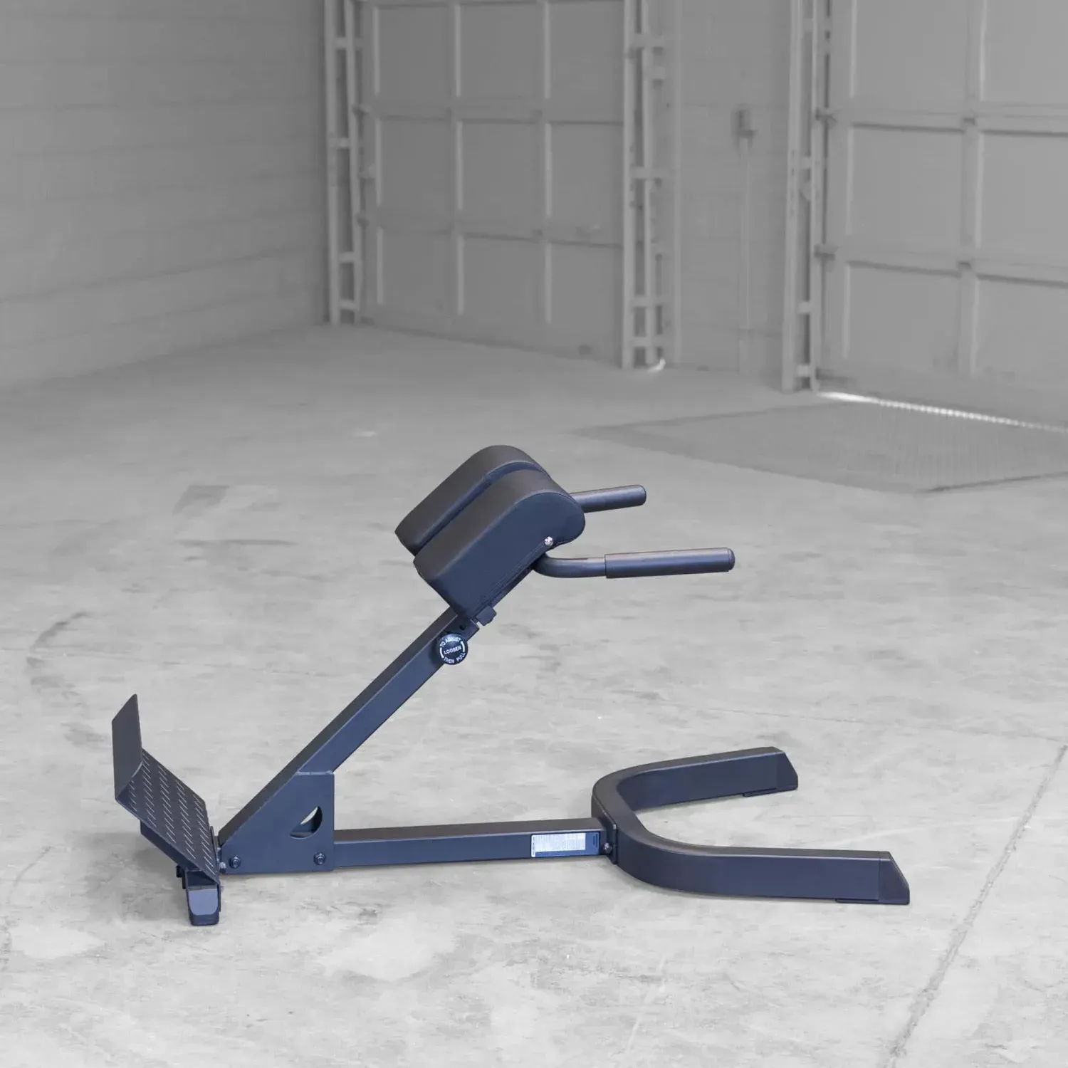 Body Solid Hyperextension Rückenstrecker 45° Profi GHYP-345B Black Edition – Bild 9