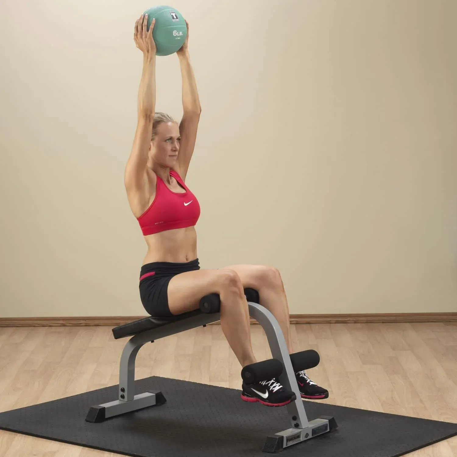 Powerline Bauchtrainer PAB-139X – Überkopf mit Medizinball