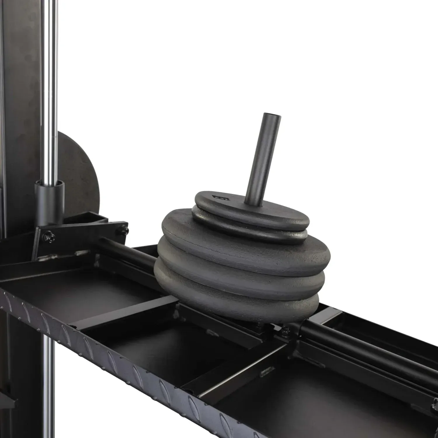 Body-Solid vertikale Beinpresse GVLP – mittlere Scheibenaufnahme