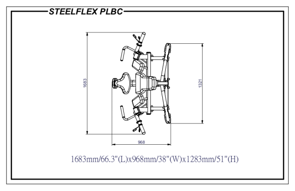 Steelflex Plate-Load Isolateral Bizeps Maschine PLBC Detail 01