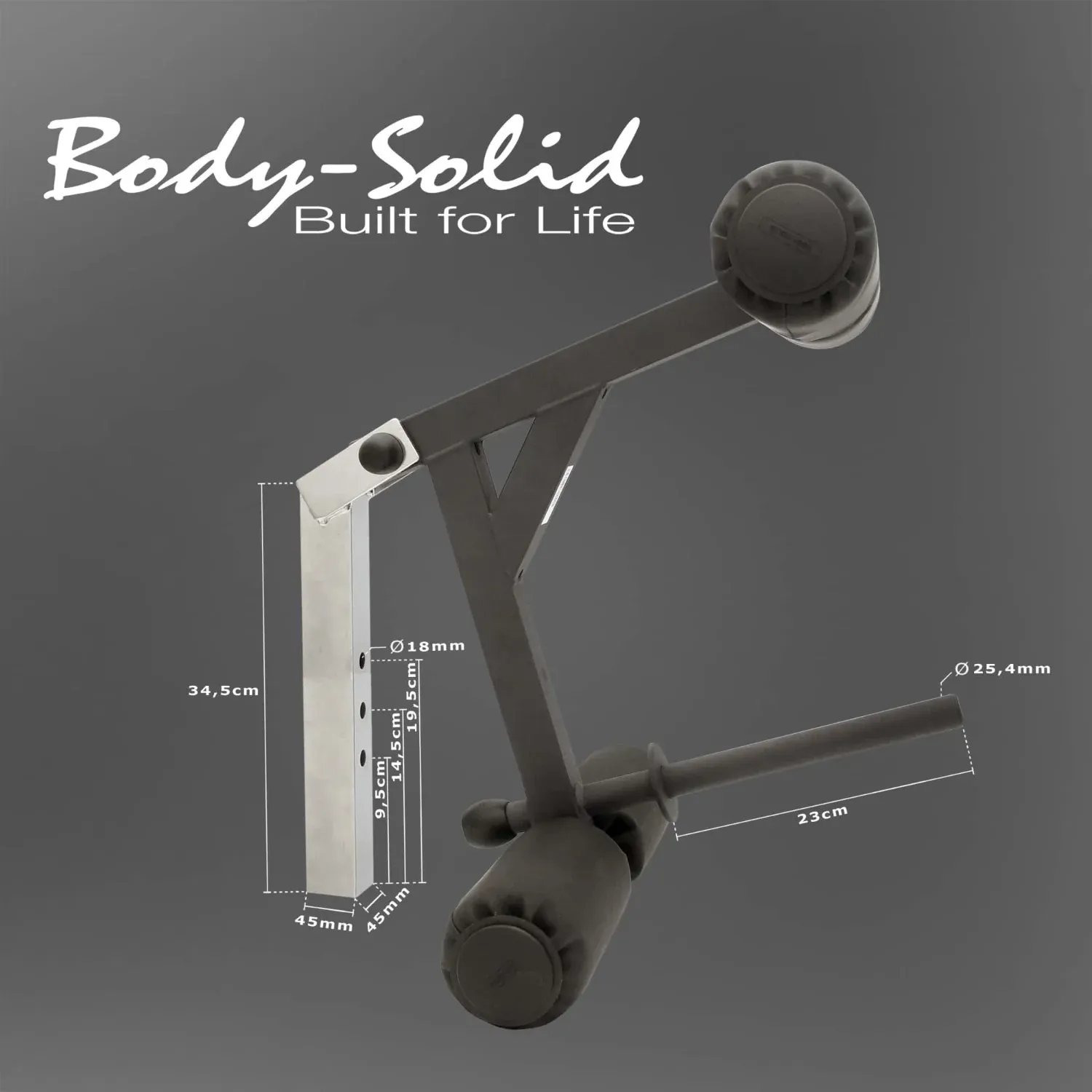 Body-Solid Beinstrecker-/Beinbeuger-Aufsatz GLDA-1