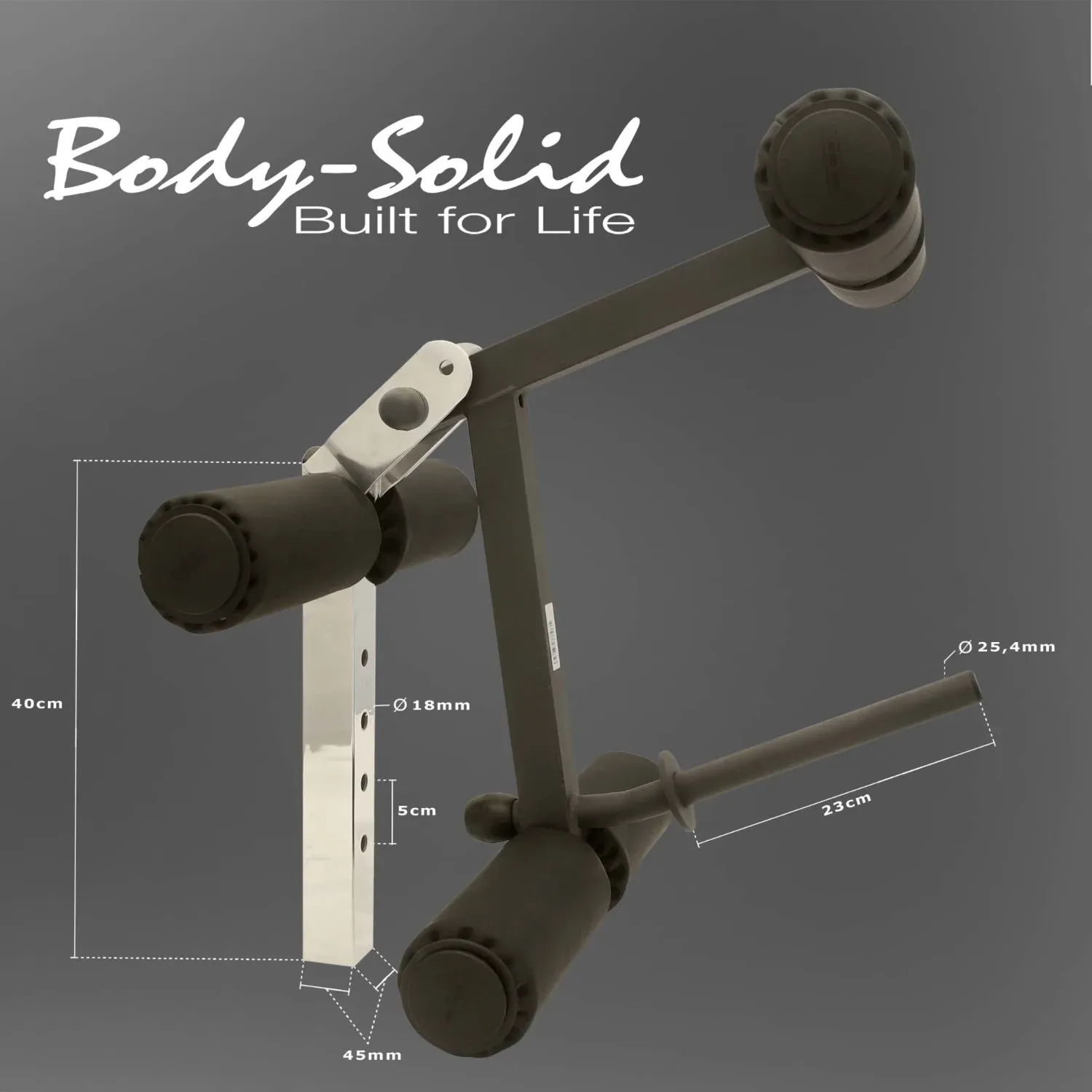 Body-Solid Beinstrecker-/Beinbeuger-Aufsatz GLDA-3