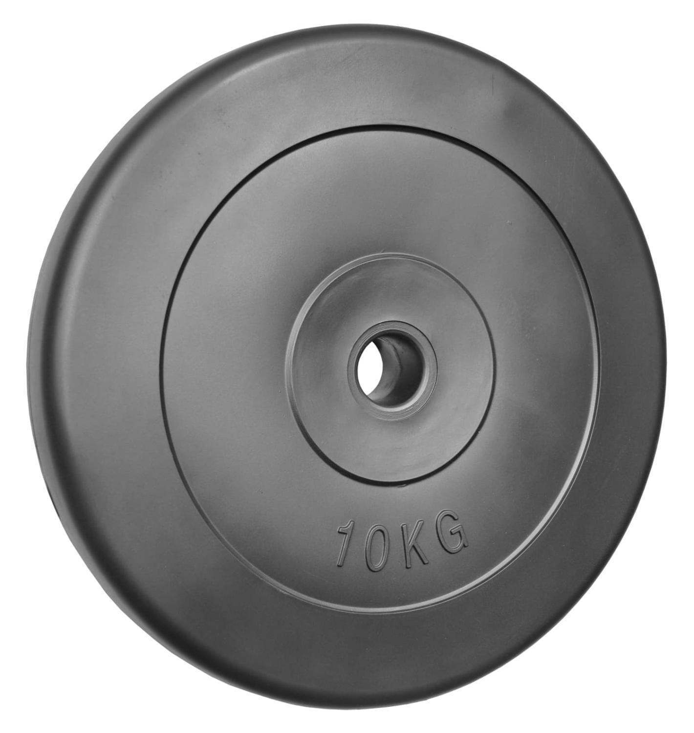 Hantelscheibe 10 Kg - 30/31mm - Sand-Beton gefüllte