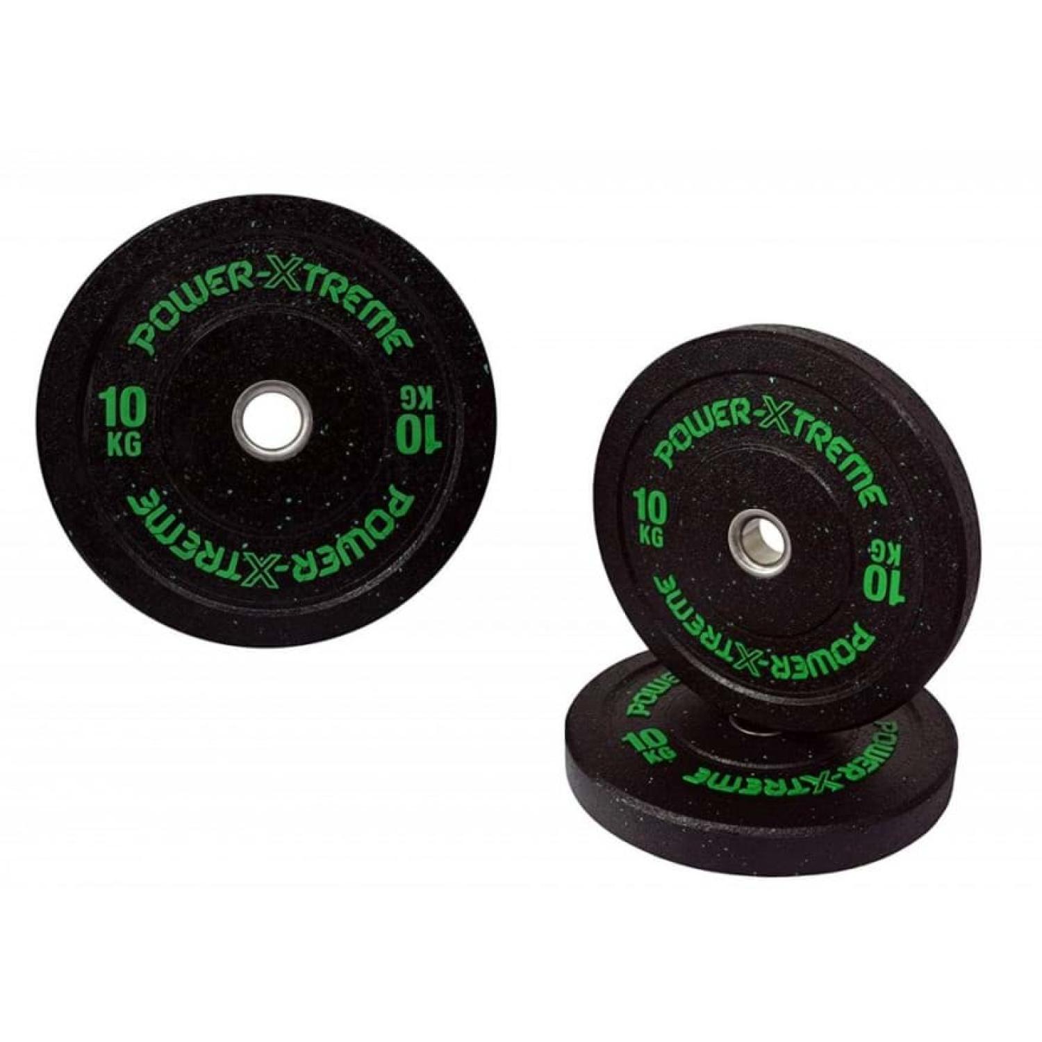 Bumper Plate - farbcodierte Gummi Hantelscheibe 10 Kg - 50/51mm