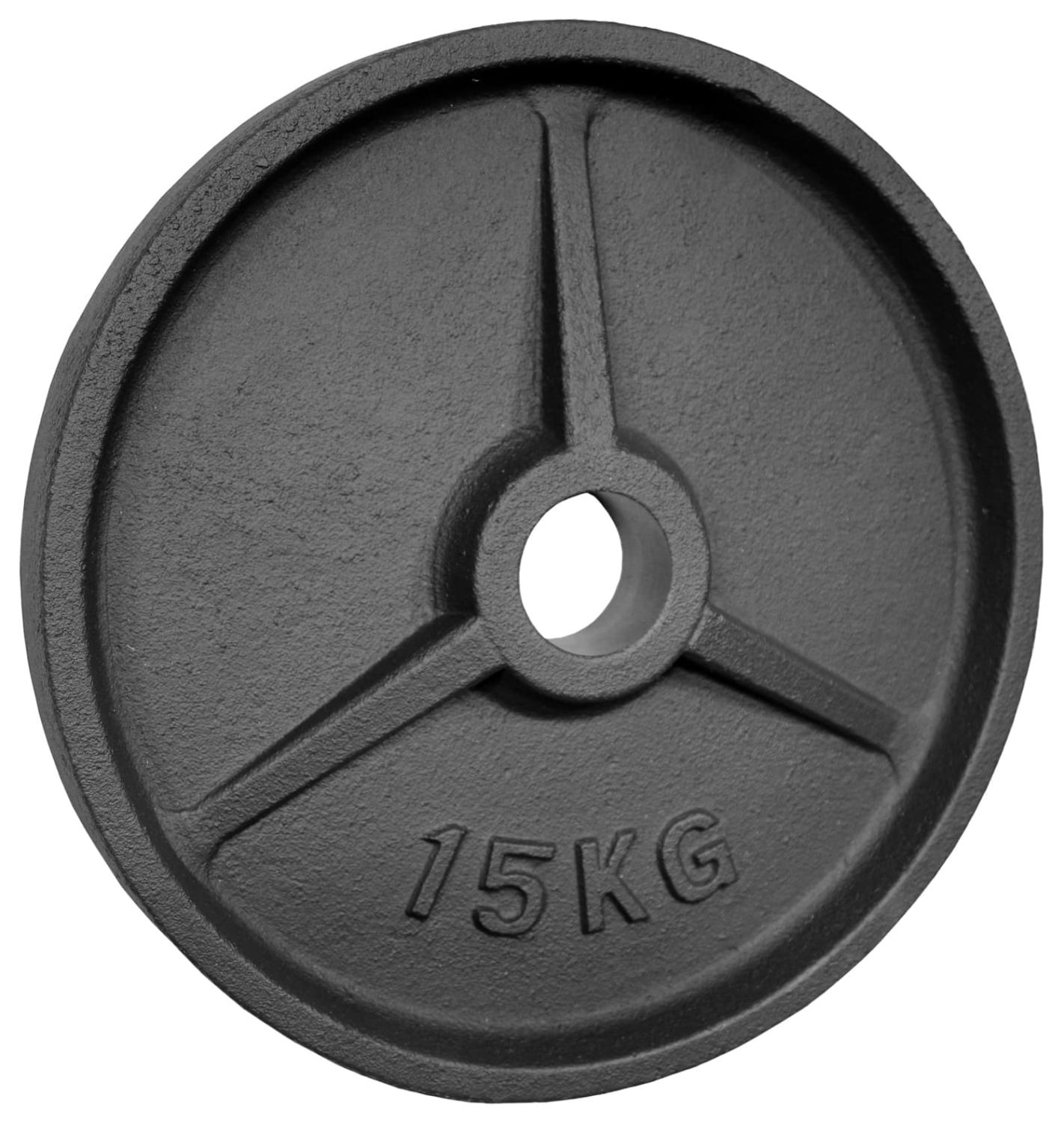 Hantelscheibe 15 Kg - 50/51mm - Gusseisen
