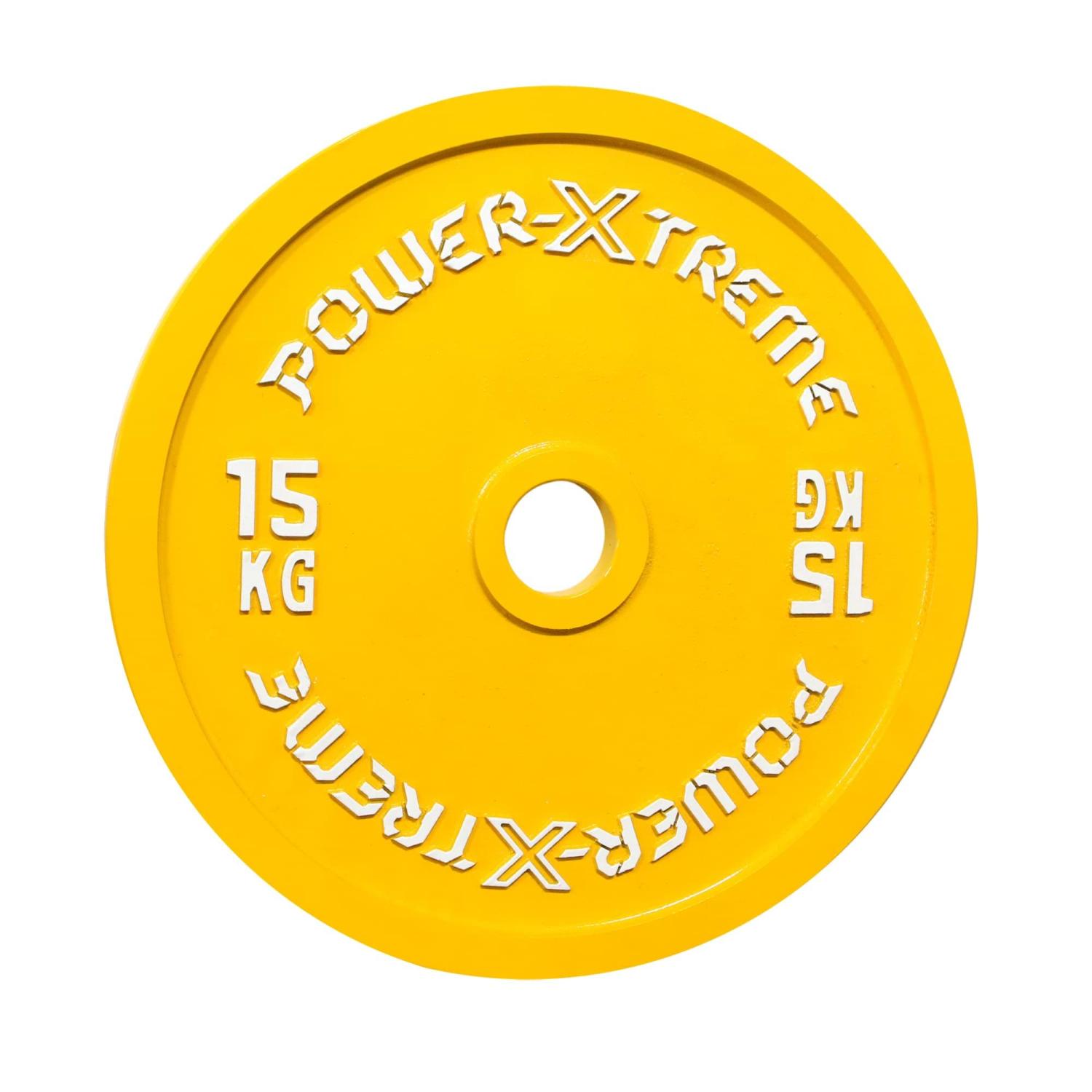 IPF - farbcodierte kalibrierte Hantelscheibe 15 Kg - 50mm