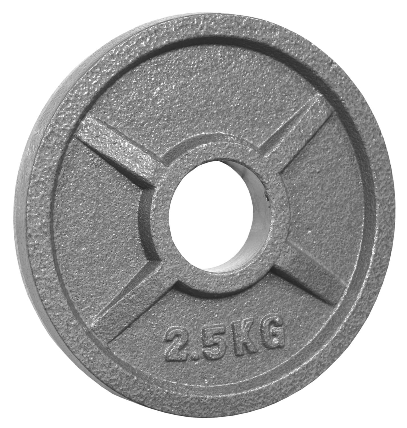 Hantelscheibe 2,5 Kg - mit Griffe - 50/51mm - Gusseisen