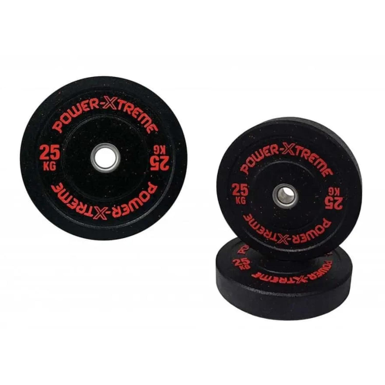 Bumper Plate - farbcodierte Gummi Hantelscheibe 25 Kg - 50/51mm
