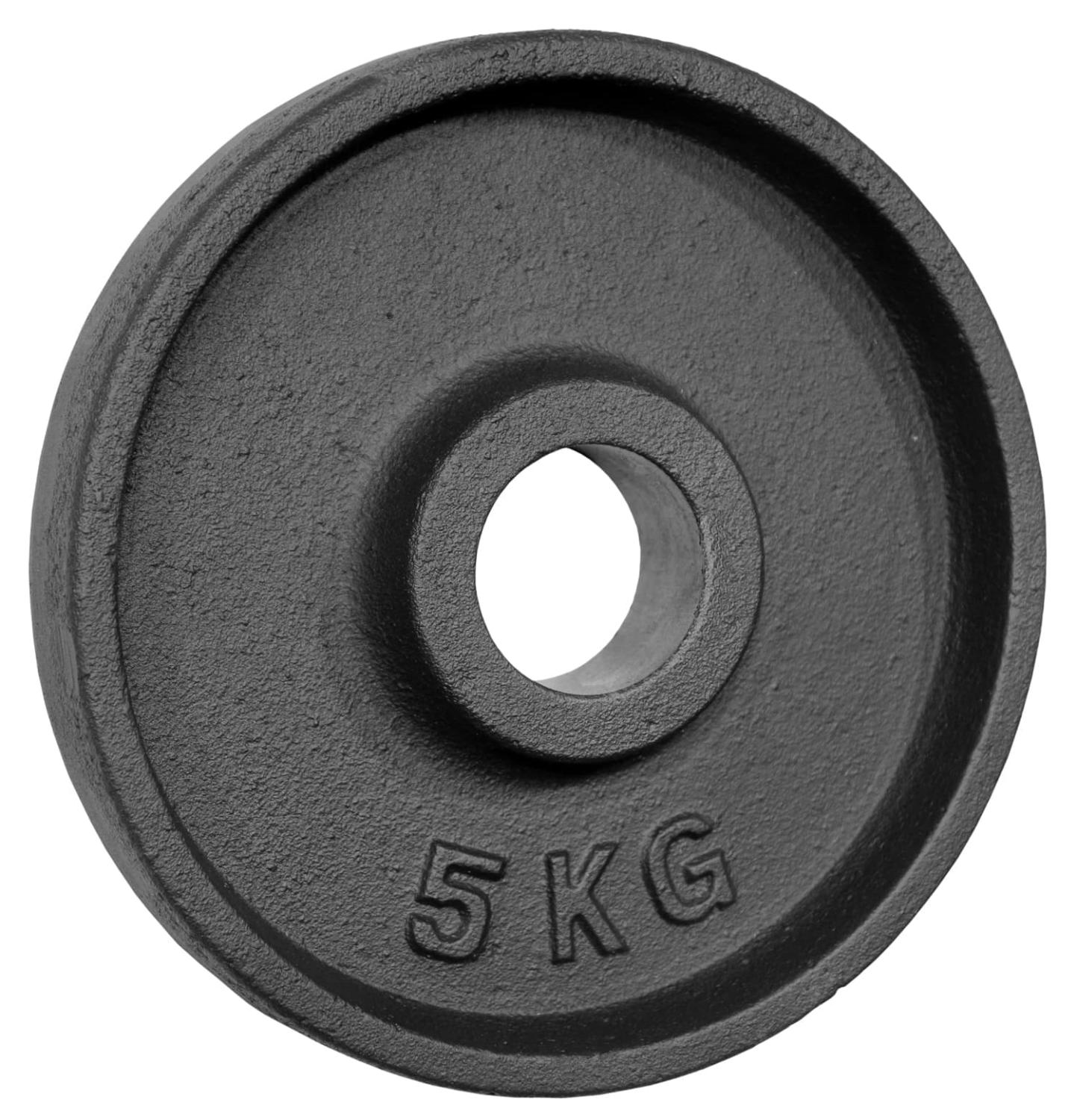 Hantelscheibe 5 Kg - 50/51mm - Gusseisen