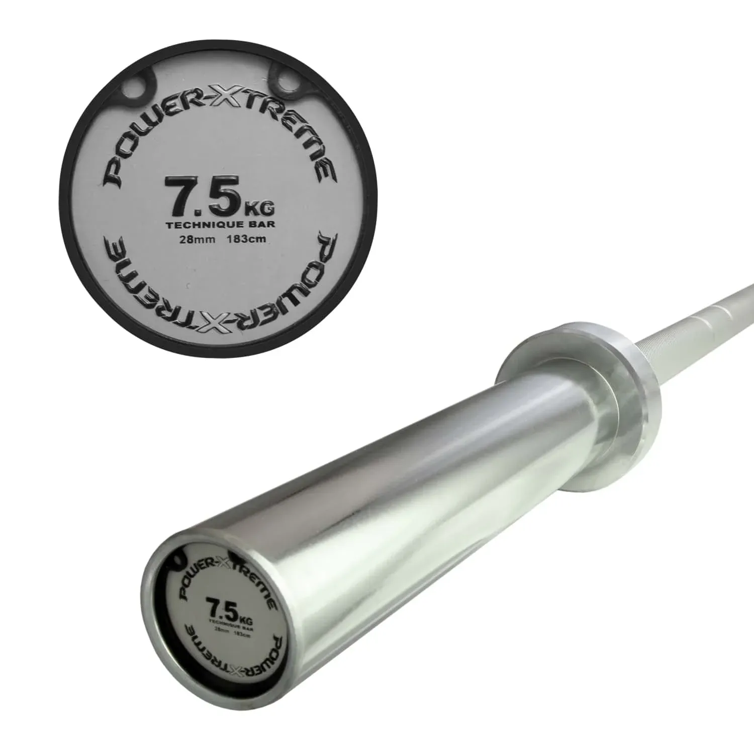 Technik-Langhantelstange Aluminium 50 mm, 183 cm