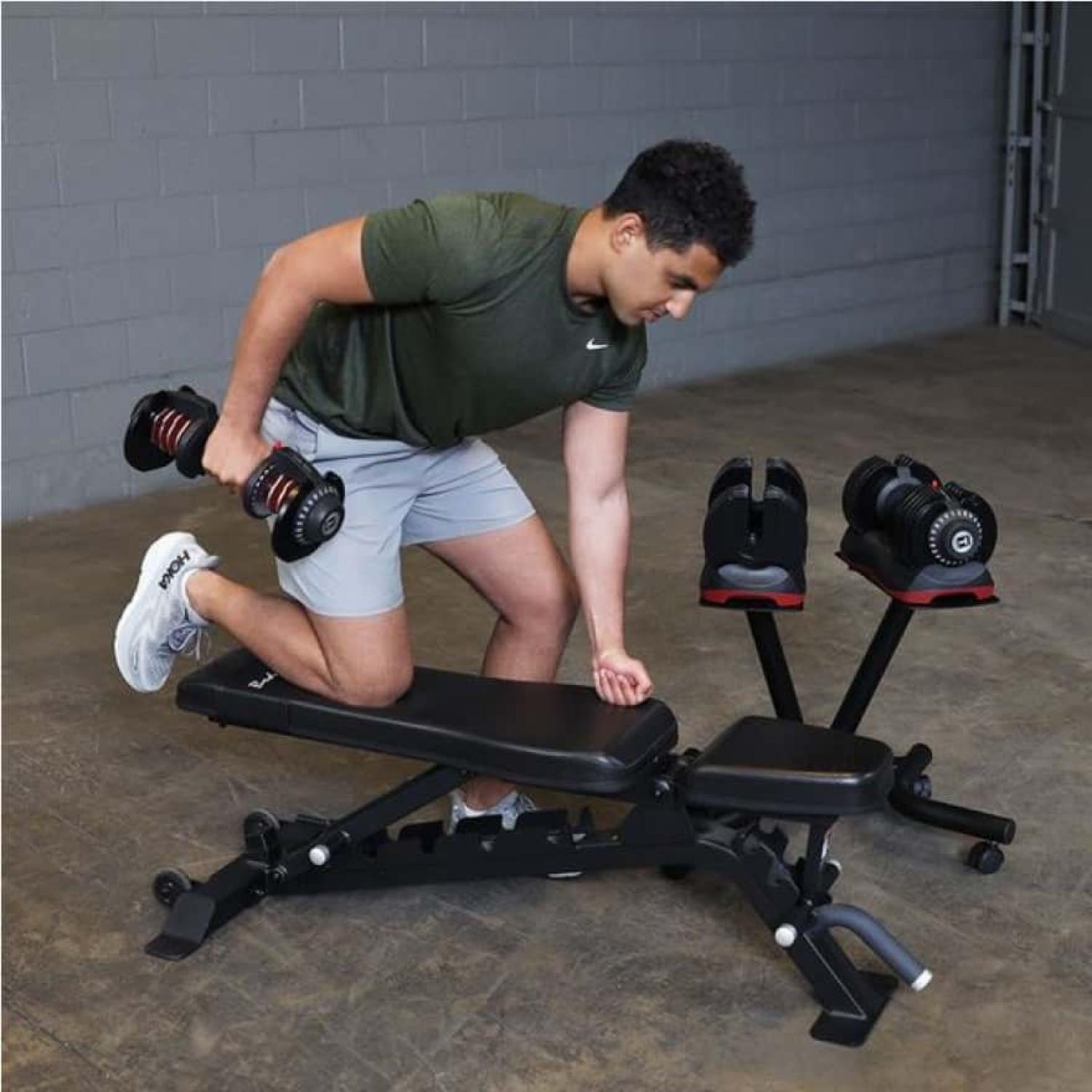 Body-Solid SDBX-132 verstellbare Kurzhanteln 5–30 kg – Ansicht 9