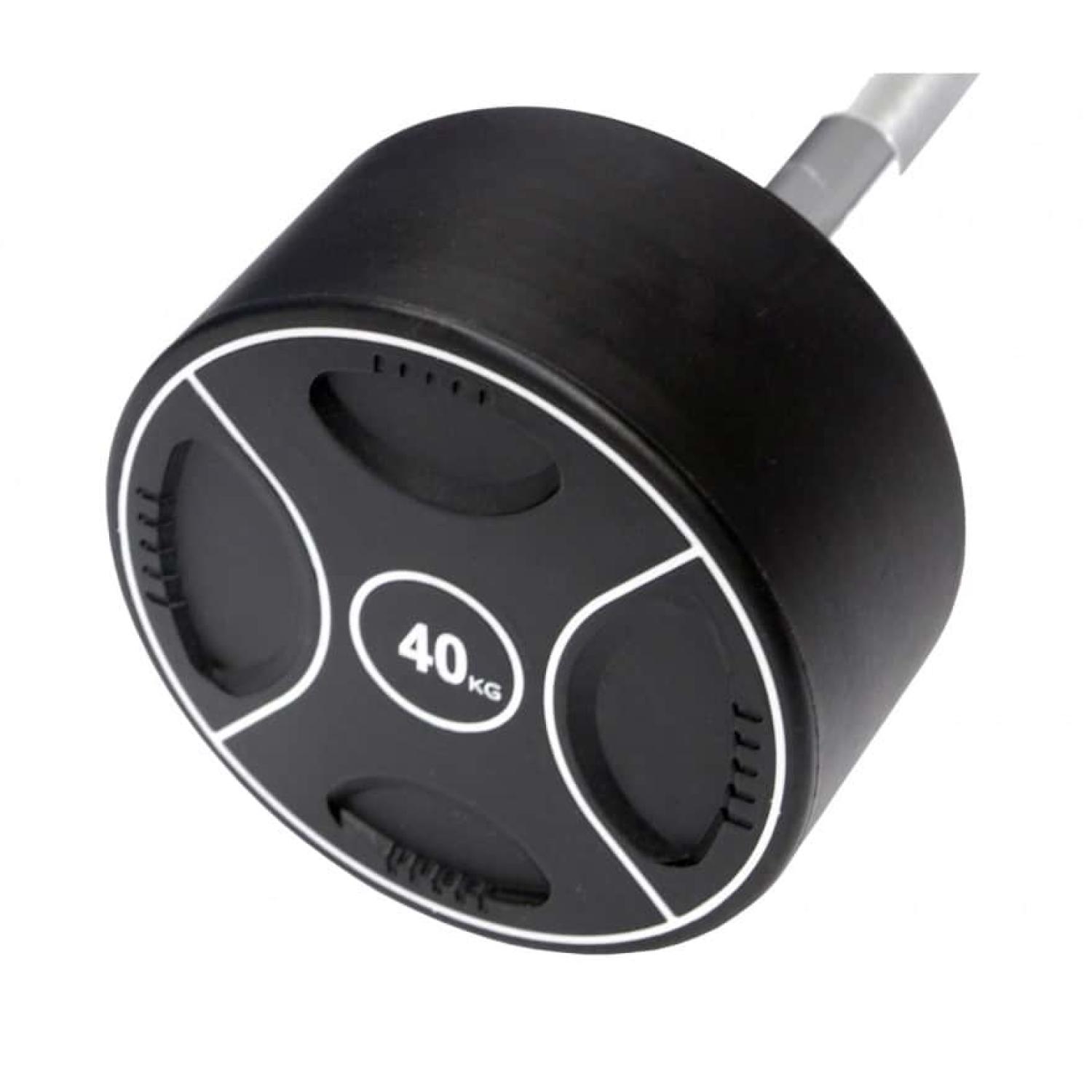 Power-Xtreme Kompakt-Langhantel-Set PU, 5 kg Abstufung – Ansicht 3