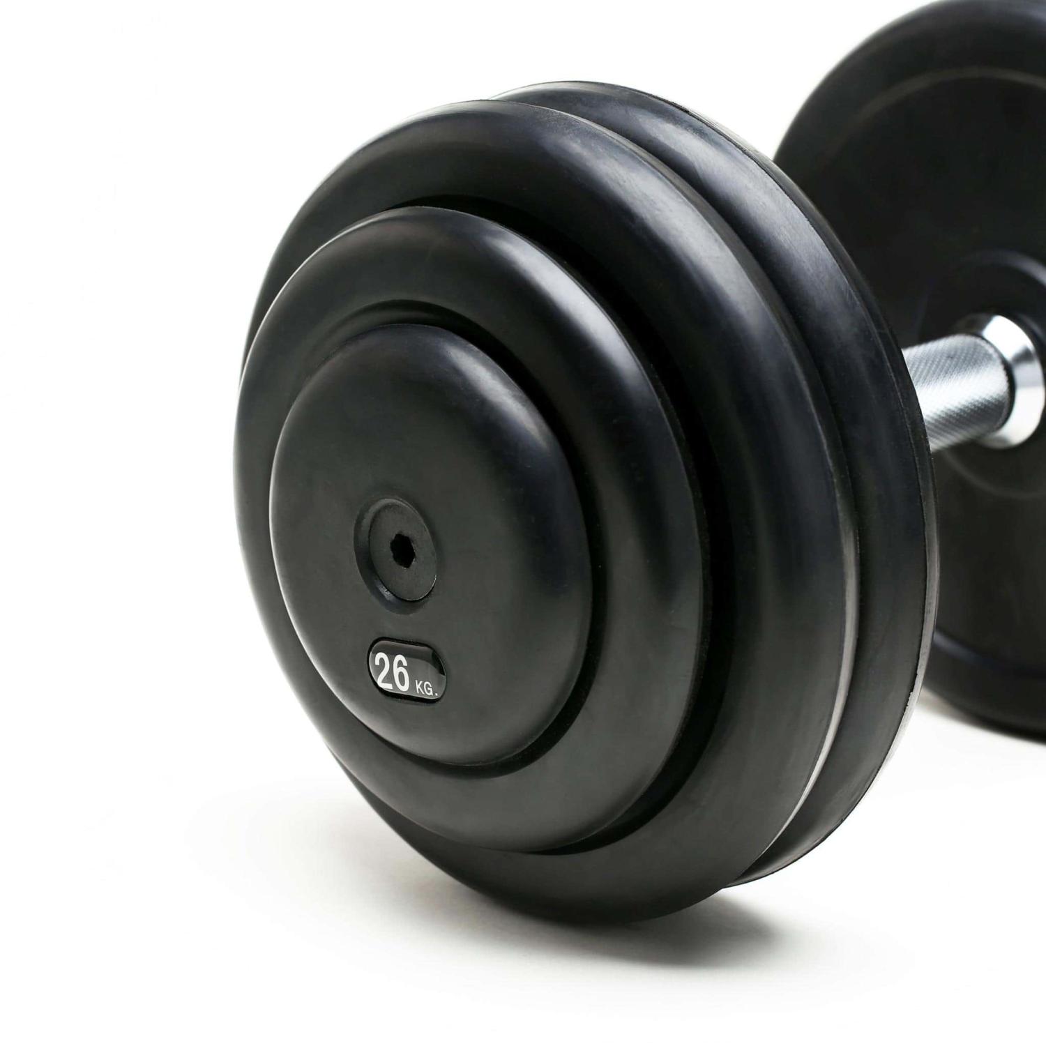 Power-Xtreme Kurzhantel-Set gummiert, 2 kg Abstufung – Ansicht 6